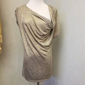 Robbi & Nikki gold off the shoulder top (X21)